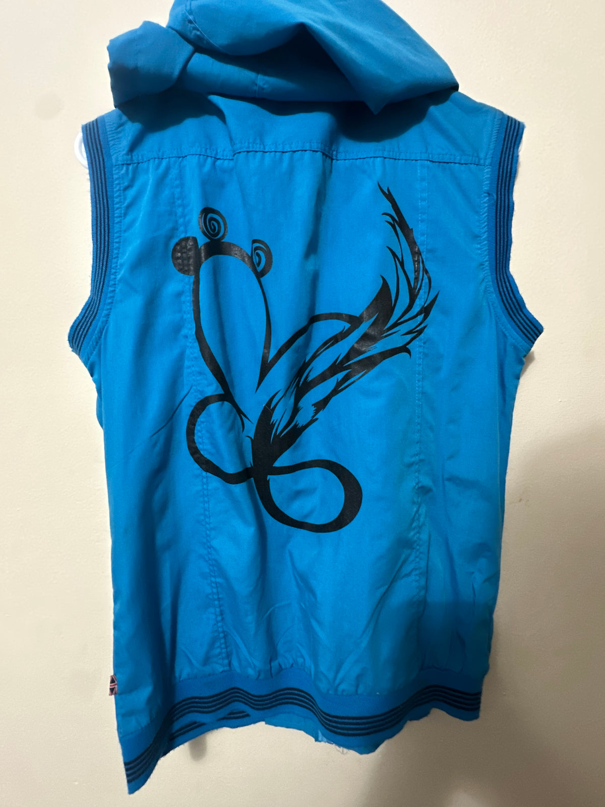 Cyan Blue Tactical Zip Utility Vest