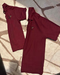 Burgundy Embroidered Polo Shirt